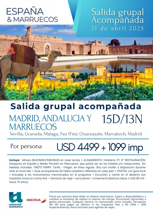 Saligas grupales Espaa y Marruecos 